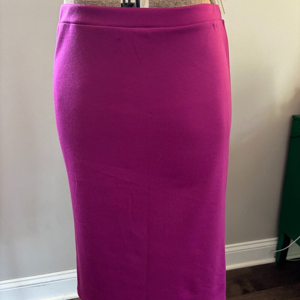 Magenta Stretchy Skirt